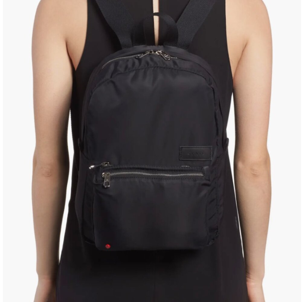 STATE | The Heights Mini Lorimer Nylon Backpack | Black